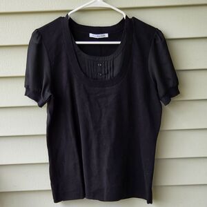 Mercer street studio black top sweater